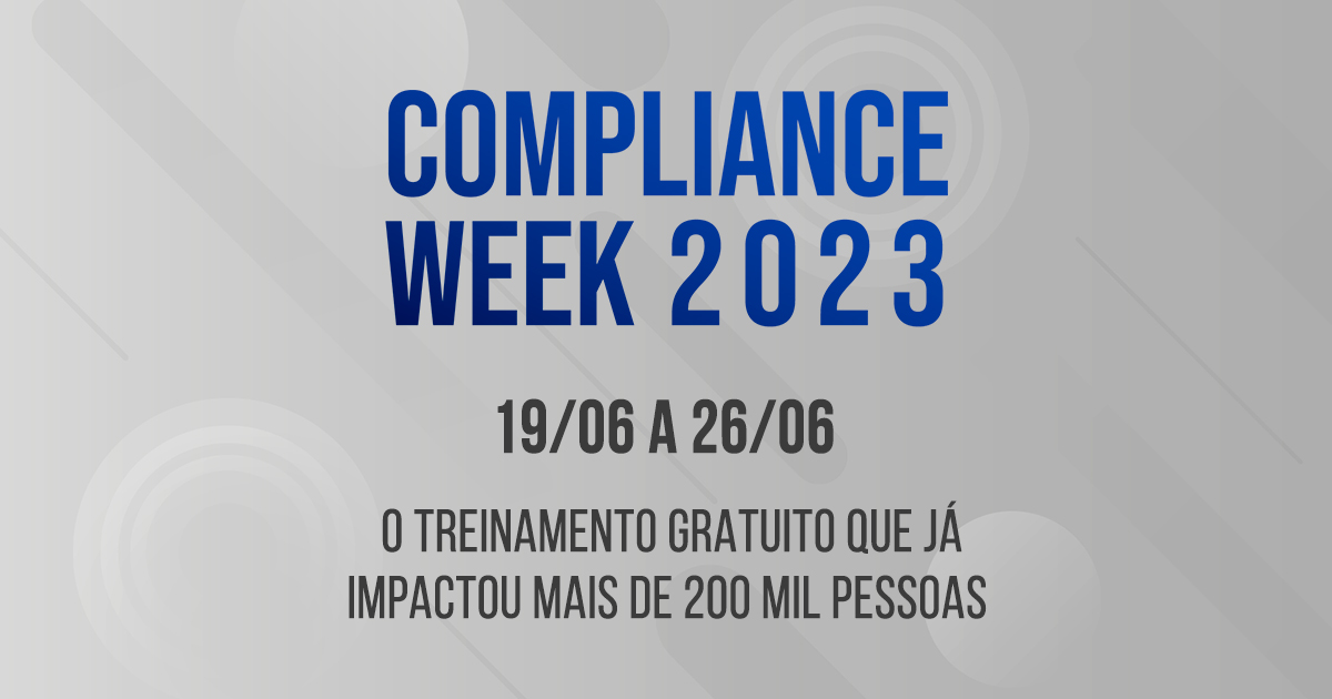 Compliance Week 2024 24/06 a 01/07 Treinamento Gratuito